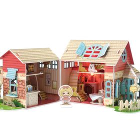 Cubic Fun Sevimli Villa Bebek Evi 84 Parça Puzzle