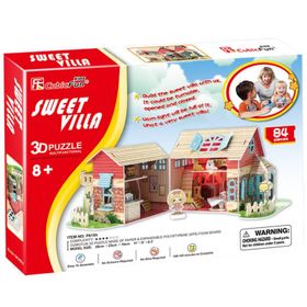 Cubic Fun Sevimli Villa Bebek Evi 84 Parça Puzzle