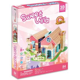 Cubic Fun Sevimli Villa Bebek Evi 84 Parça Puzzle