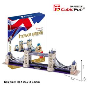 Cubic Fun Tower Bridge İngiltere 120 Parça 3D Puzzle
