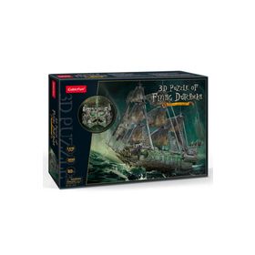 Cubic Fun Uçan Hollandalı Korsan Gemisi 3d 360 Parça Led Iş Puzzle