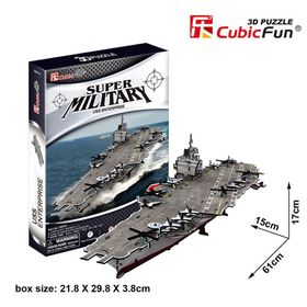 Cubic Fun USS Enterprise Uçak Gemisi 121 Parça 3D Puzzle