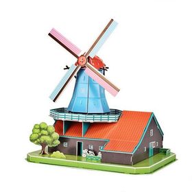 Cubic Fun Yel Değirmeni - Hollanda 71 Parça 3D Puzzle