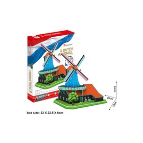 Cubic Fun Yel Değirmeni - Hollanda 71 Parça 3D Puzzle
