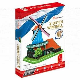 Cubic Fun Yel Değirmeni - Hollanda 71 Parça 3D Puzzle