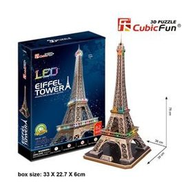 CubicFun Eiffel Kulesi 82 Parça 3D Puzzle