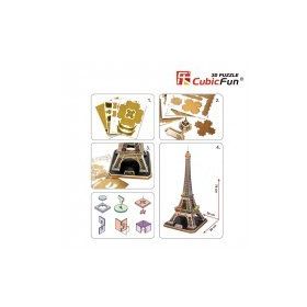 CubicFun Eiffel Kulesi 82 Parça 3D Puzzle