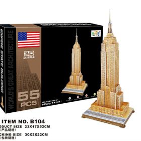 CubicFun Empire State Binası 55 Parça 3D Puzzle