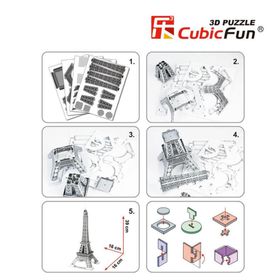CubicFun Eyfel Kulesi 82 Parça 3D Puzzle