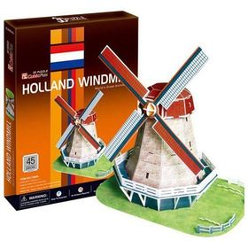 CubicFun Holland Windmill 45 Parça 3D Puzzle
