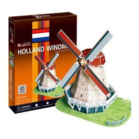 CubicFun Holland Windmill 45 Parça 3D Puzzle