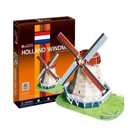 CubicFun Holland Windmill 45 Parça 3D Puzzle