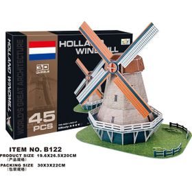 CubicFun Holland Windmill 45 Parça 3D Puzzle