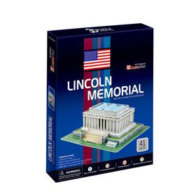 CubicFun Lincoln Anıtı Usa 40 Parça 3D Puzzle