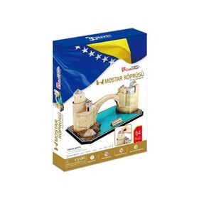 CubicFun MC177H Mostar Köprüsü Bosna Hersek 3D Puzzle