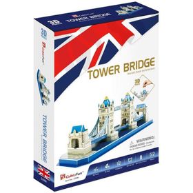 CubicFun Tower Bridge İngiltere 52 Parça 3D Puzzle