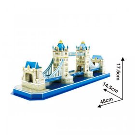 CubicFun Tower Bridge İngiltere 52 Parça 3D Puzzle