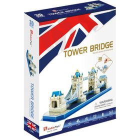 CubicFun Tower Bridge İngiltere 52 Parça 3D Puzzle