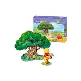 Cubicfun Winnie The Pooh Tigger'in Ağaç Evi 3d Puzzle
