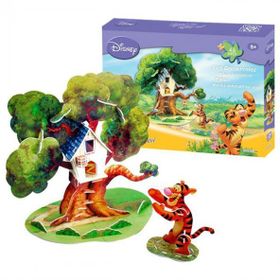 Cubicfun Winnie The Pooh Tigger'in Ağaç Evi 3d Puzzle