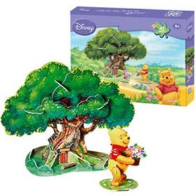 Cubicfun Winnie The Pooh Tigger'in Ağaç Evi 3d Puzzle