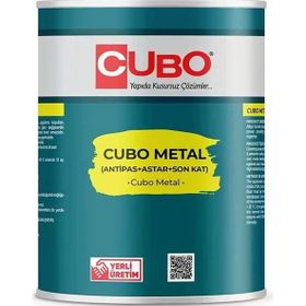 Cubo Nefti Yeşil 2.5 Lt Metal Pas Boyası