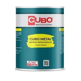 Cubo Siyah 0.75 lt Metal Pas Boyası