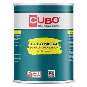 Cubo Siyah 2.5 lt Metal Pas Boyası