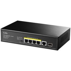 Cudy GS1005PTS1 5 Port Gigabit 1-SFP 120 W 4 Port PoE Yönetilemez Switch