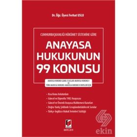 Cumhurbaşkanlığı Hükümet Sistemine Göre Anayasa Hukuku - Ferhat Uslu