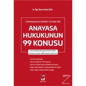 Cumhurbaşkanlığı Hükümet Sistemine Göre Anayasa Hukuku - Ferhat Uslu