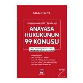 Cumhurbaşkanlığı Hükümet Sistemine Göre Anayasa Hukuku - Ferhat Uslu