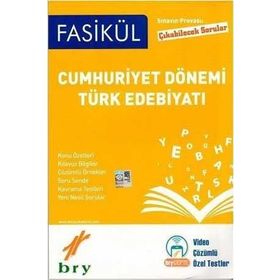 Cumhuriyet Dönemi Türk Edebiyatı Fasikül Sınavın Provası Çıkabilecek Sorular Birey Yayınları