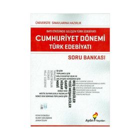 Cumhuriyet Dönemi Türk Edebiyatı Soru Bankası - Aydın Yayınları