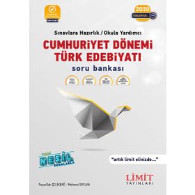 Cumhuriyet Dönemi Türk Edebiyatı Soru Bankası Limit Yayınları