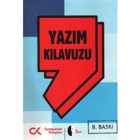 Cumhuriyet Kitapları Yazım Kılavuzu