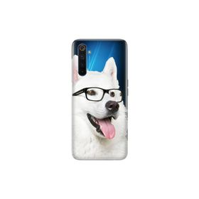 Cupcase 1263 Realme 6 Pro Prof Dog Desenli Esnek Kapaklı Silikon Cep Telefonu Kılıf