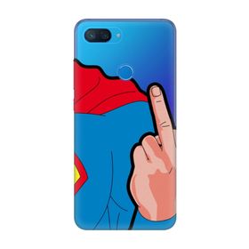 Cupcase MI8LITECUPCASE61 Xiaomi Mi8 Lite Superman Fck Silikon Kılıf