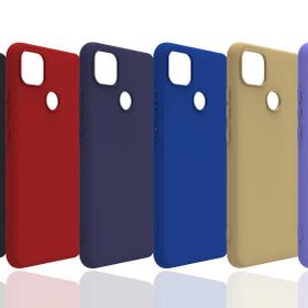 Cupcase Xiaomi Redmi Note 9 Simli Altın Gold Kurabiye Desenli Silikon Kılıf