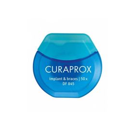 Curaprox DF 845 İmplant Braces Floss 50 Adet Braket Diş İpi