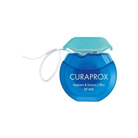 Curaprox DF 845 İmplant Braces Floss 50 Adet Braket Diş İpi