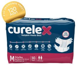 Curelex Bel Bantlı M 120 Adet Hasta Bezi