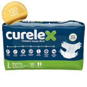 Curelex Belbantlı Büyük 120 Adet Yetişkin Hasta Bezi