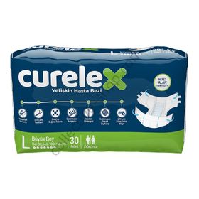 Curelex Large Ekonomik Büyük Boy 30'lu Yetişkin Hasta Bezi
