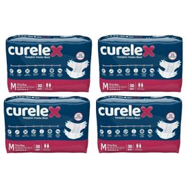 Curelex Medium Ekonomik Orta Boy 30'lu 4 Adet Yetişkin Hasta Bezi