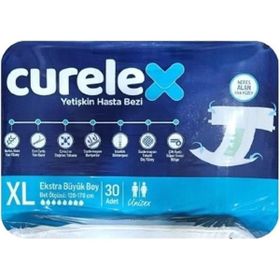 Curelex Yetişkin Bel Bantlı Tekstil Yüzey Extra Large 30 Adet Hasta Bezi