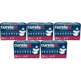 Curelex Yetişkin Bel Bantlı Tekstil Yüzey Medium 5x30 Adet Hasta Bezi
