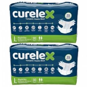 Curelex Yetişkin Large 100-150 cm 60 Adet Hasta Bezi