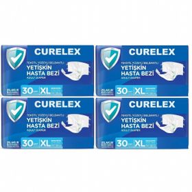 Curelex Yetişkin XL 120-170 cm 120 Adet Hasta Bezi