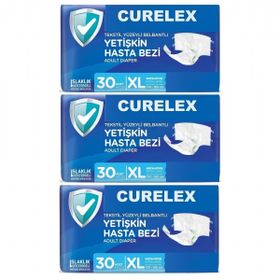 Curelex Yetişkin XL 120-170 cm 90 Adet Hasta Bezi